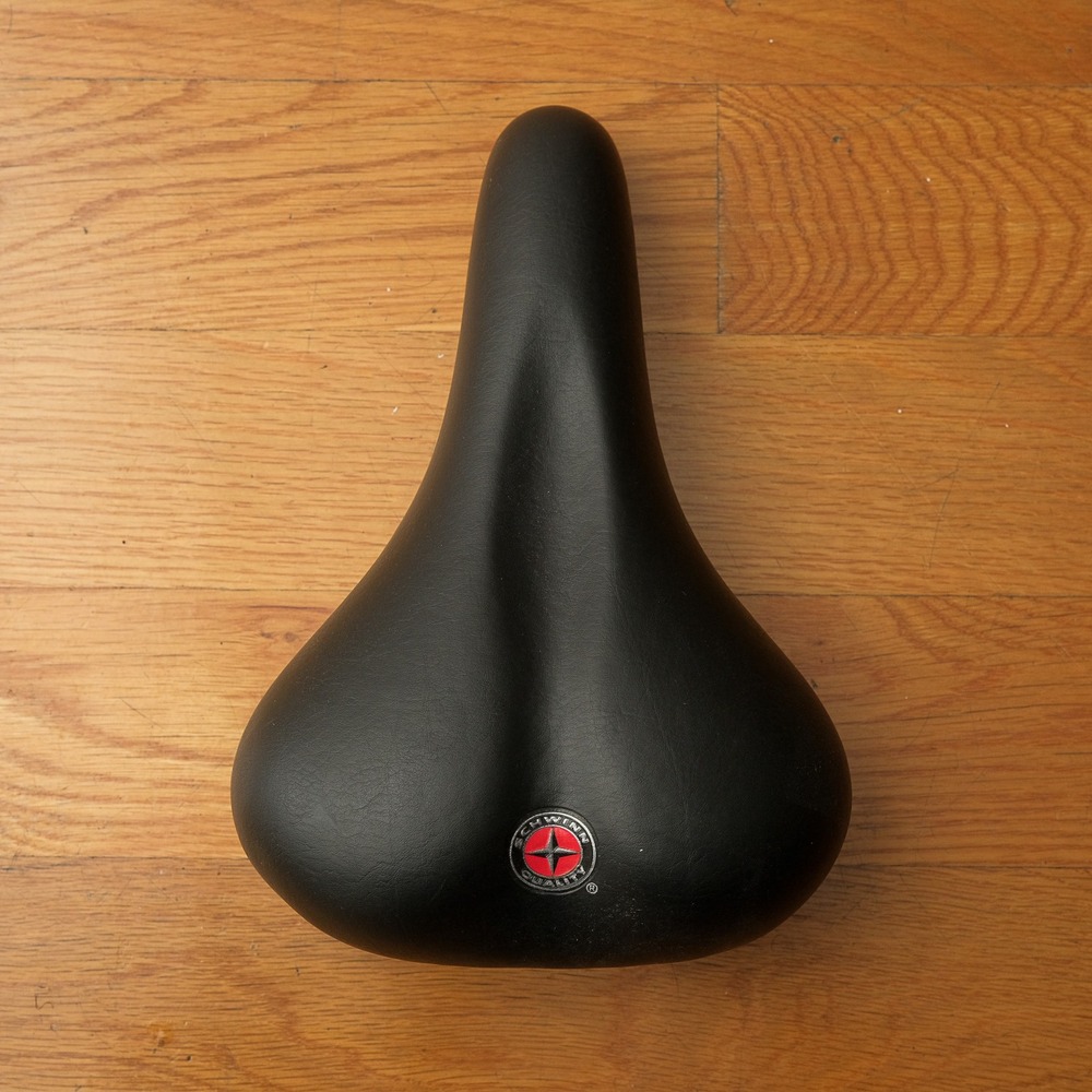 Black Schwinn Comfort Bicycle Bike‎ Saddle Seat